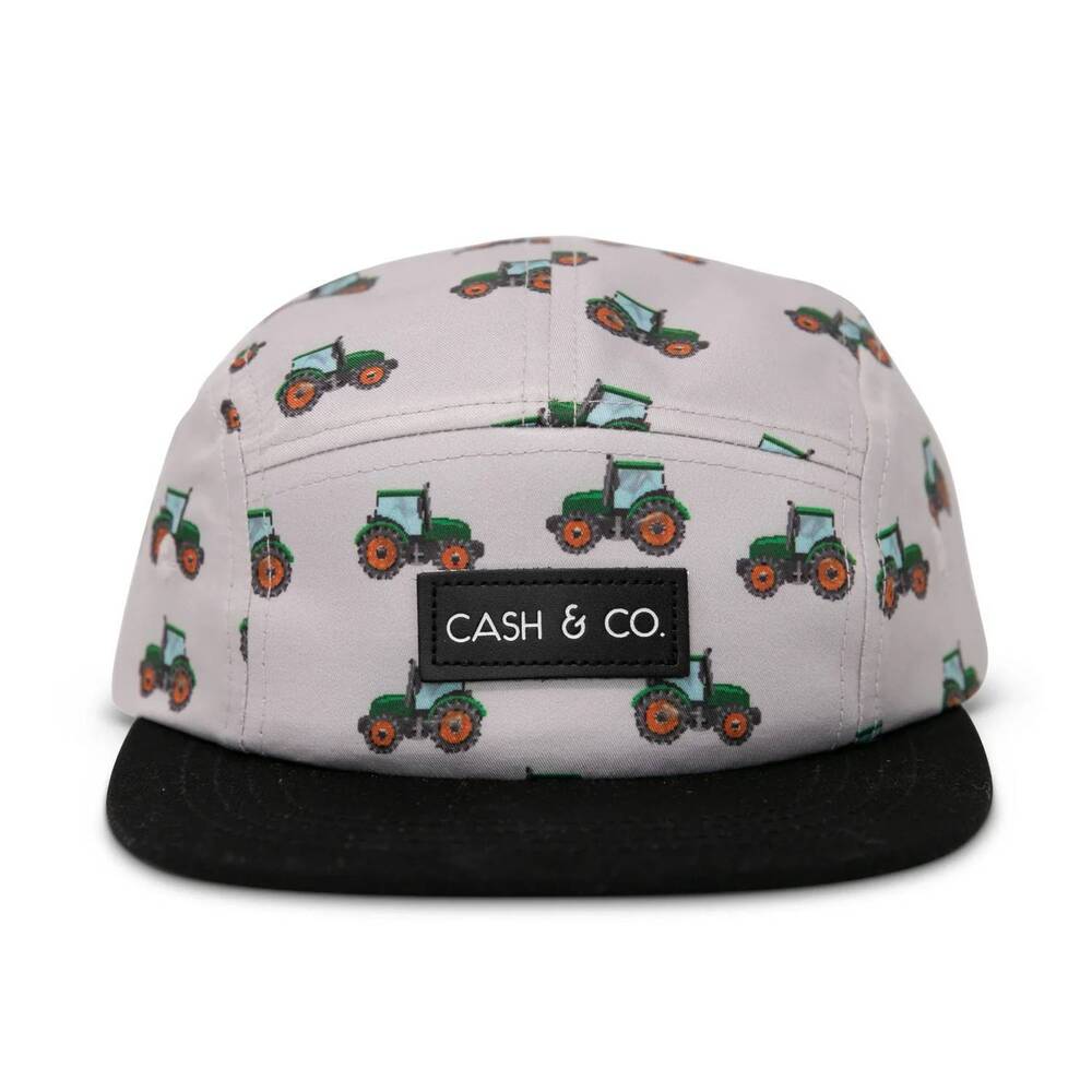 NEW CASH & CO. boy's bubba baseball cap in black/white